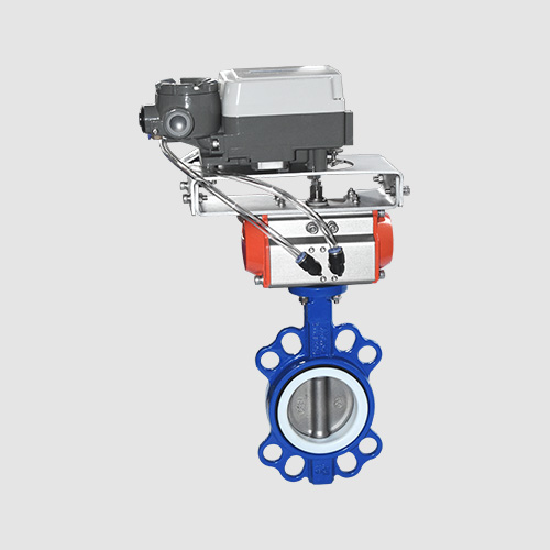 Pneumatic butterfly valve