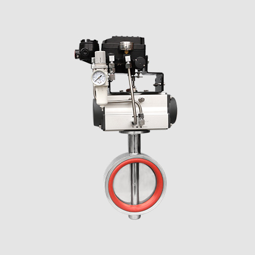 Pneumatic butterfly valve